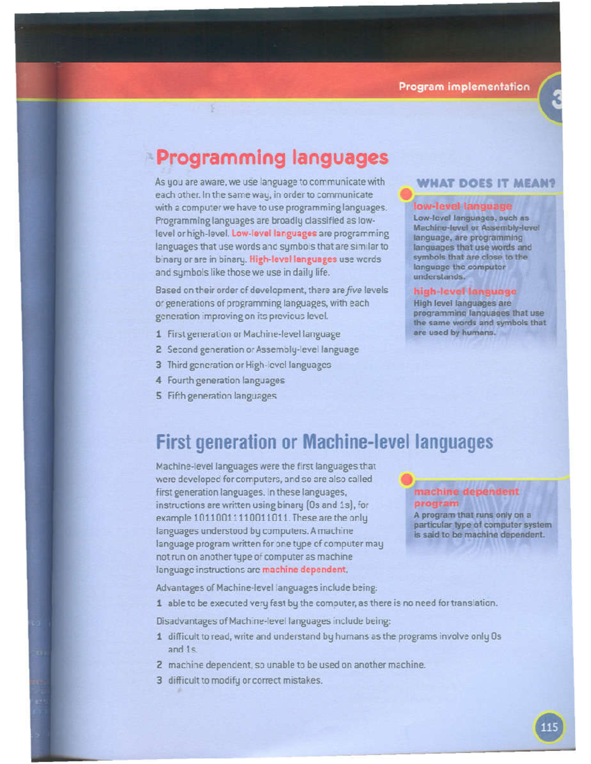 Programming Languages - In the same way, in order to communicate with a ...