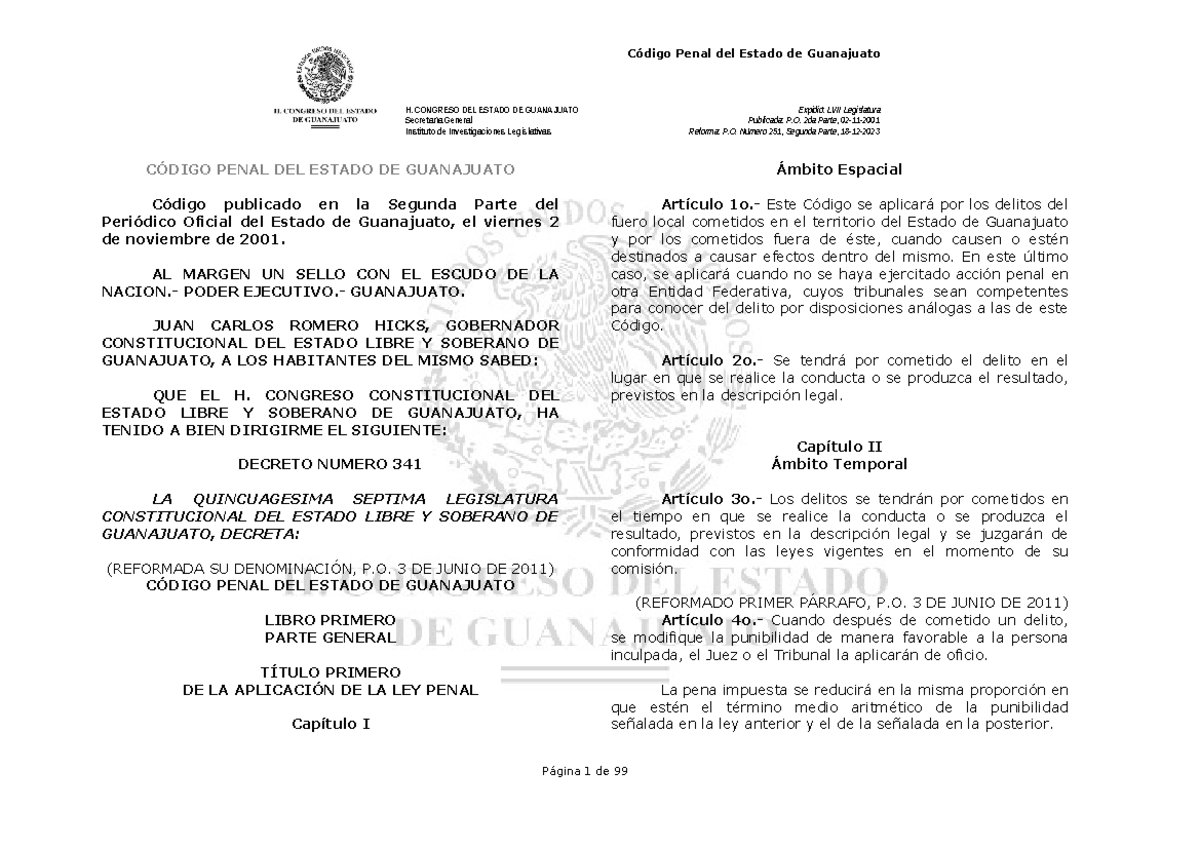 Cpeg horizontal - H. CONGRESO DEL ESTADO DE GUANAJUATO Expidió: LVII