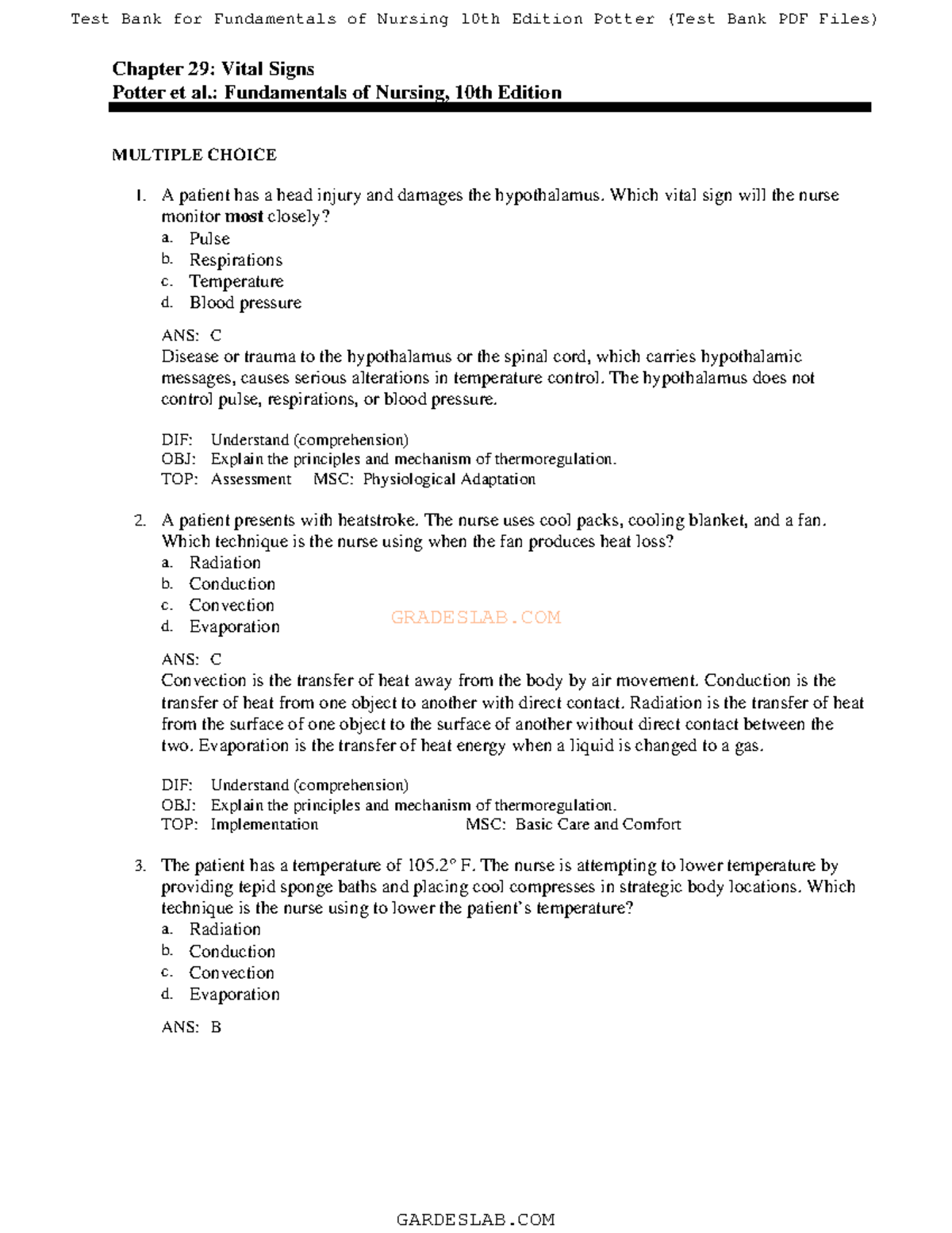 29 - study guide - NUR 205 - Studocu