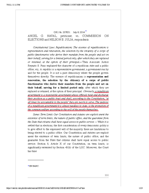 Bagumbayan And Gordn Vs Comelec - CASES REPORTED SUPREME COURT REPORTS ...