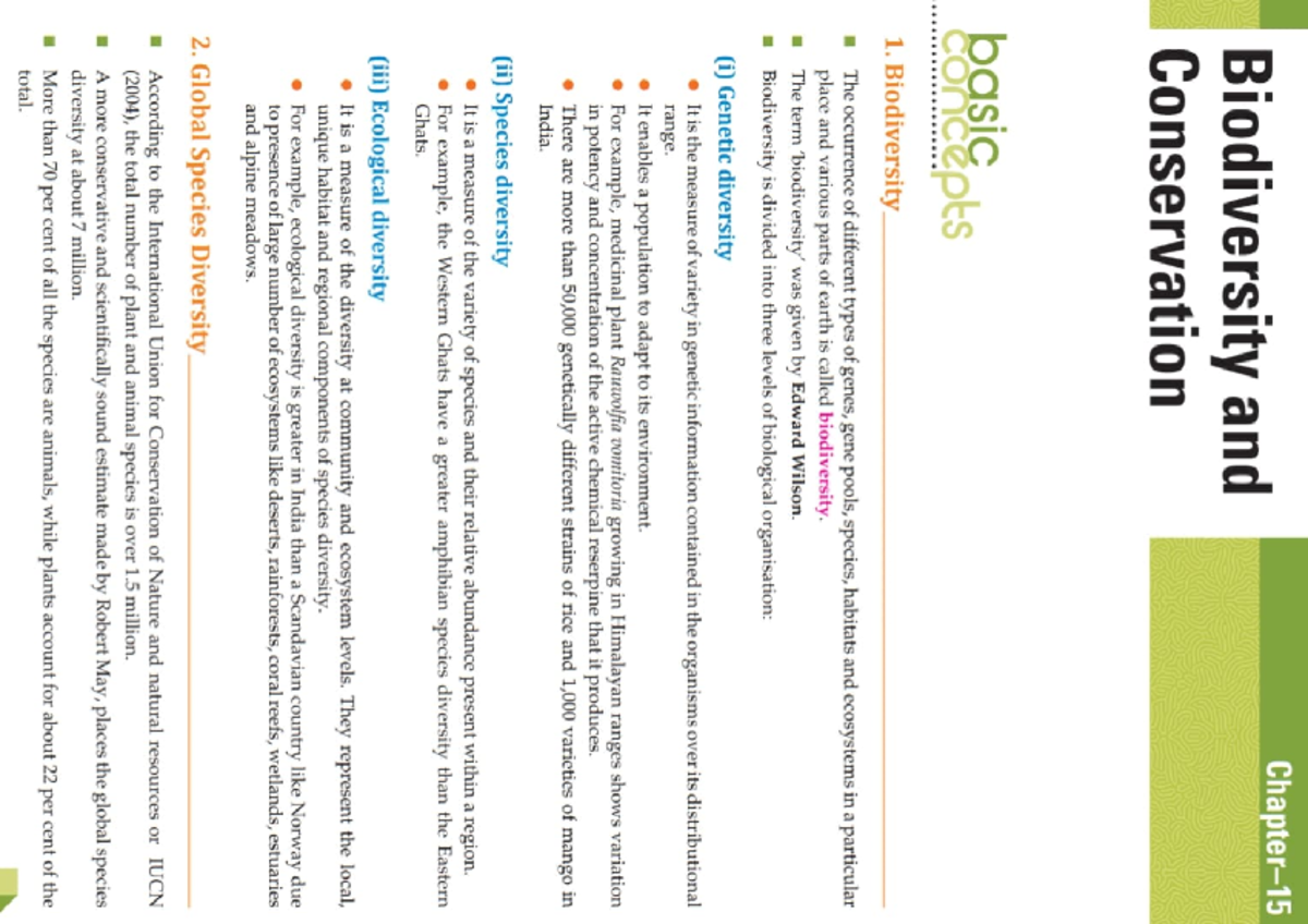 Conserve - Conservation in biology class 12 - Biodiversity and ...
