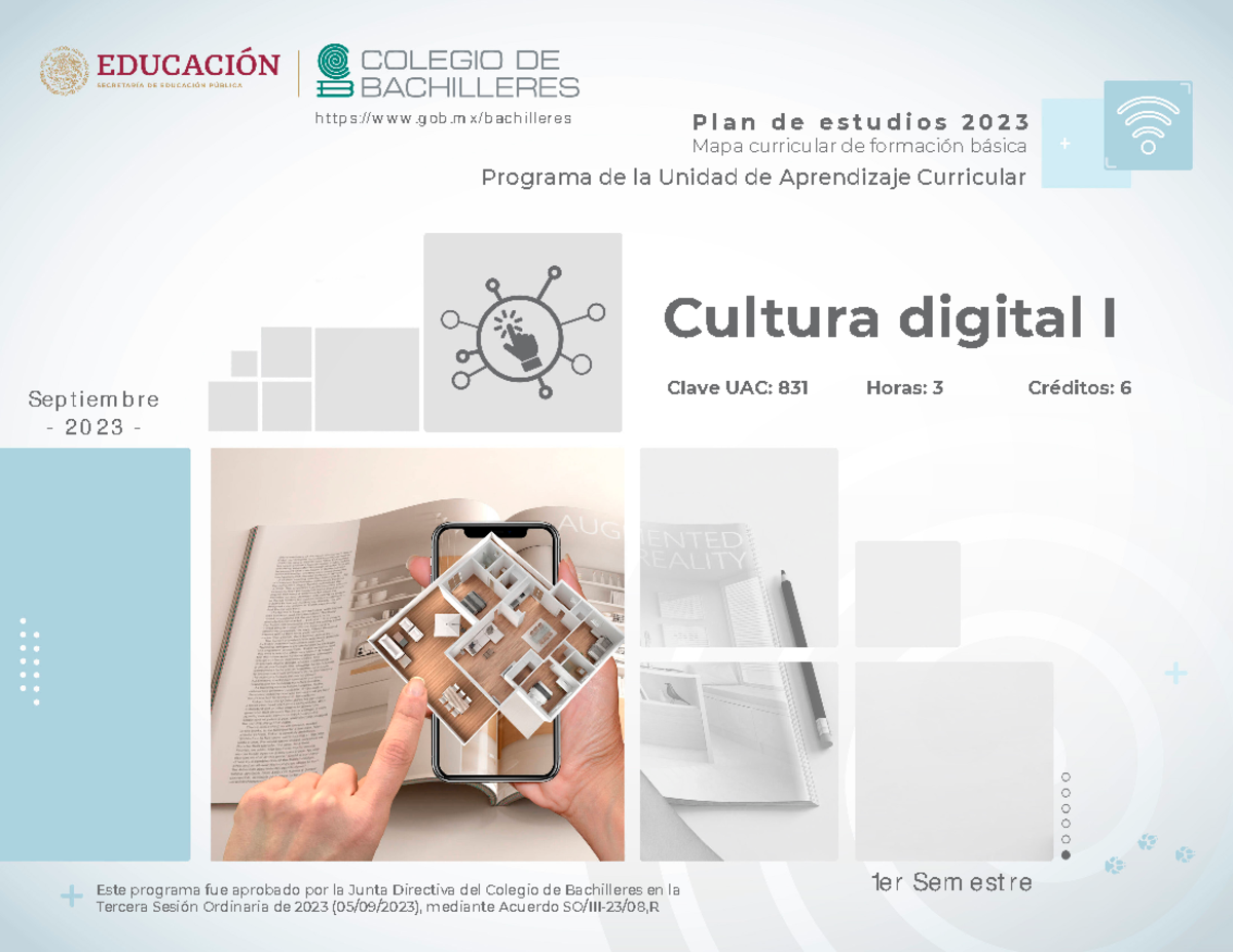 Cultura Digital I Plan-2023 - Cultura digital I 1 Cultura digital I