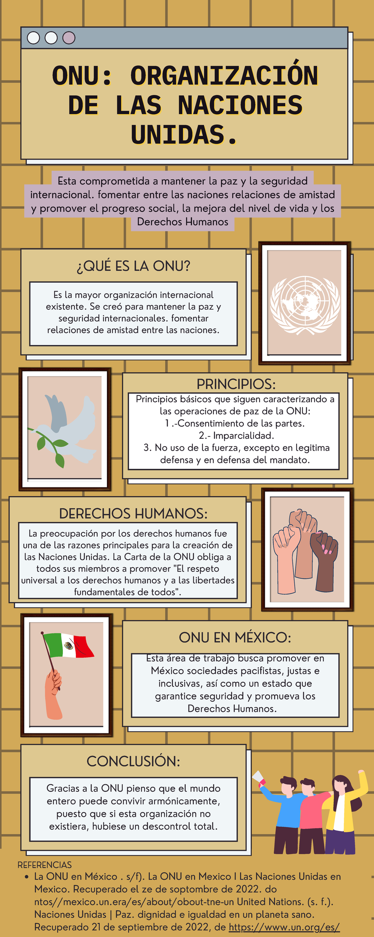Infografía Sobre Un Organismo Declaración Tratado O Programa Internacional Y Nacional La Onu 6554