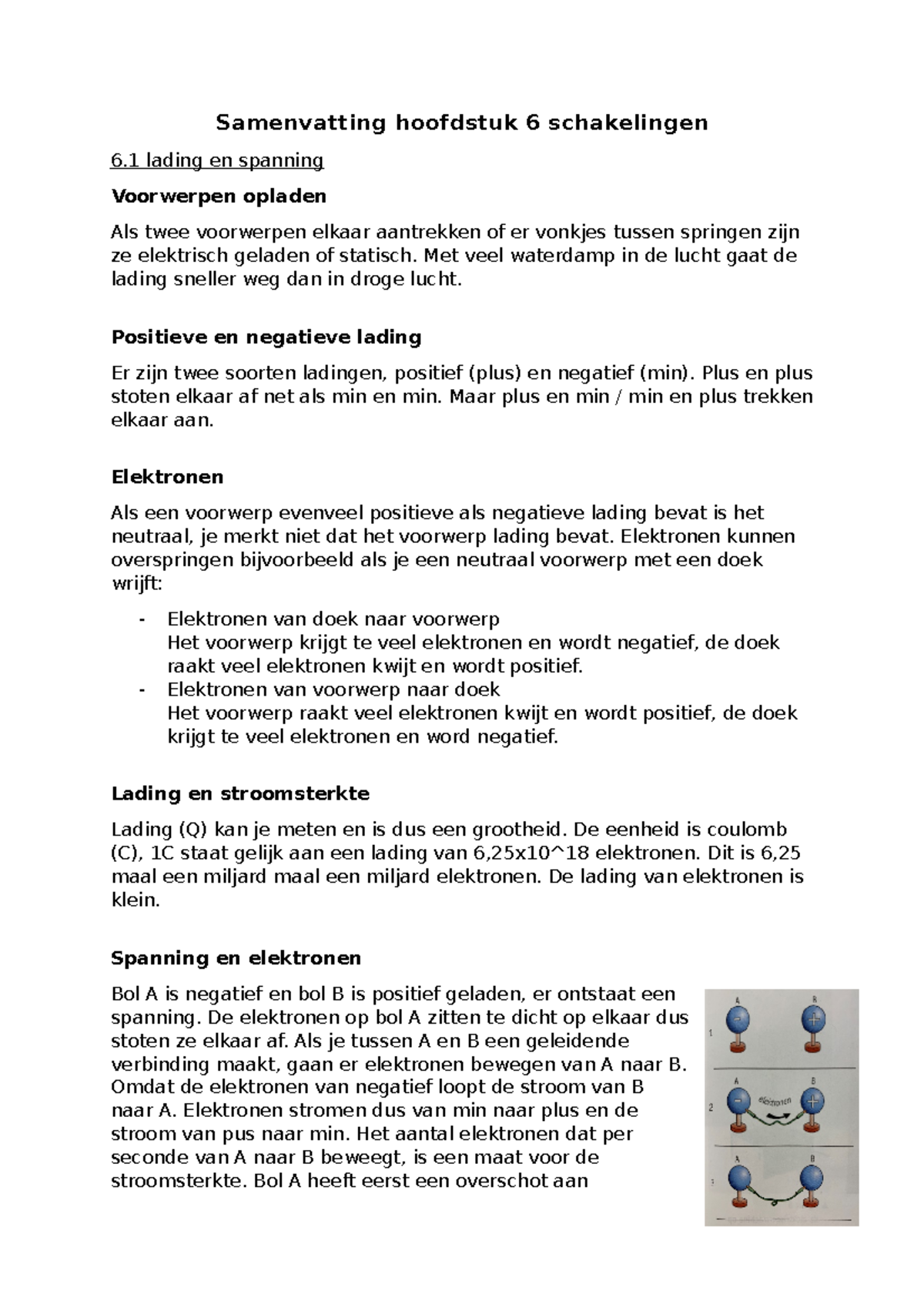 Samenvatting Hoofdstuk 6 Schakelingen - Samenvatting Hoofdstuk 6 ...