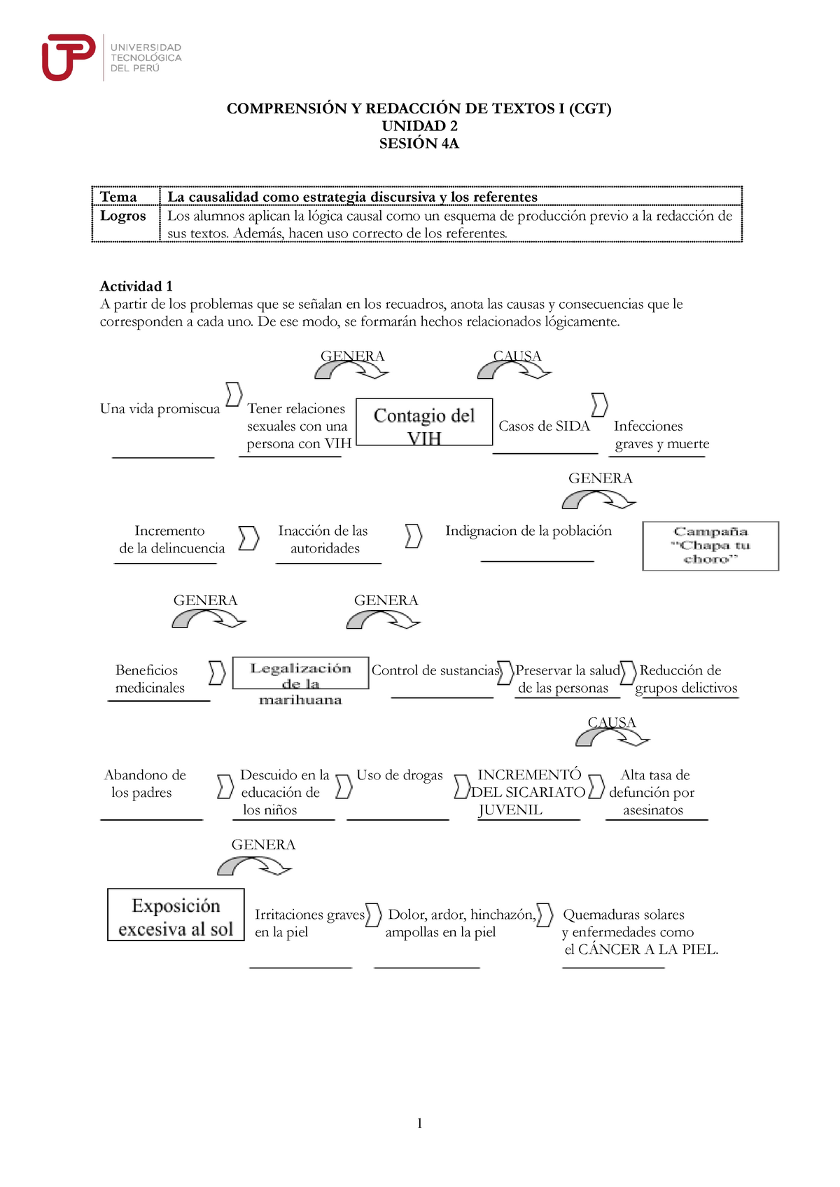 U2 S4 Causalid Y Referentes - COMPRENSIÓN Y REDACCIÓN DE TEXTOS I (CGT ...