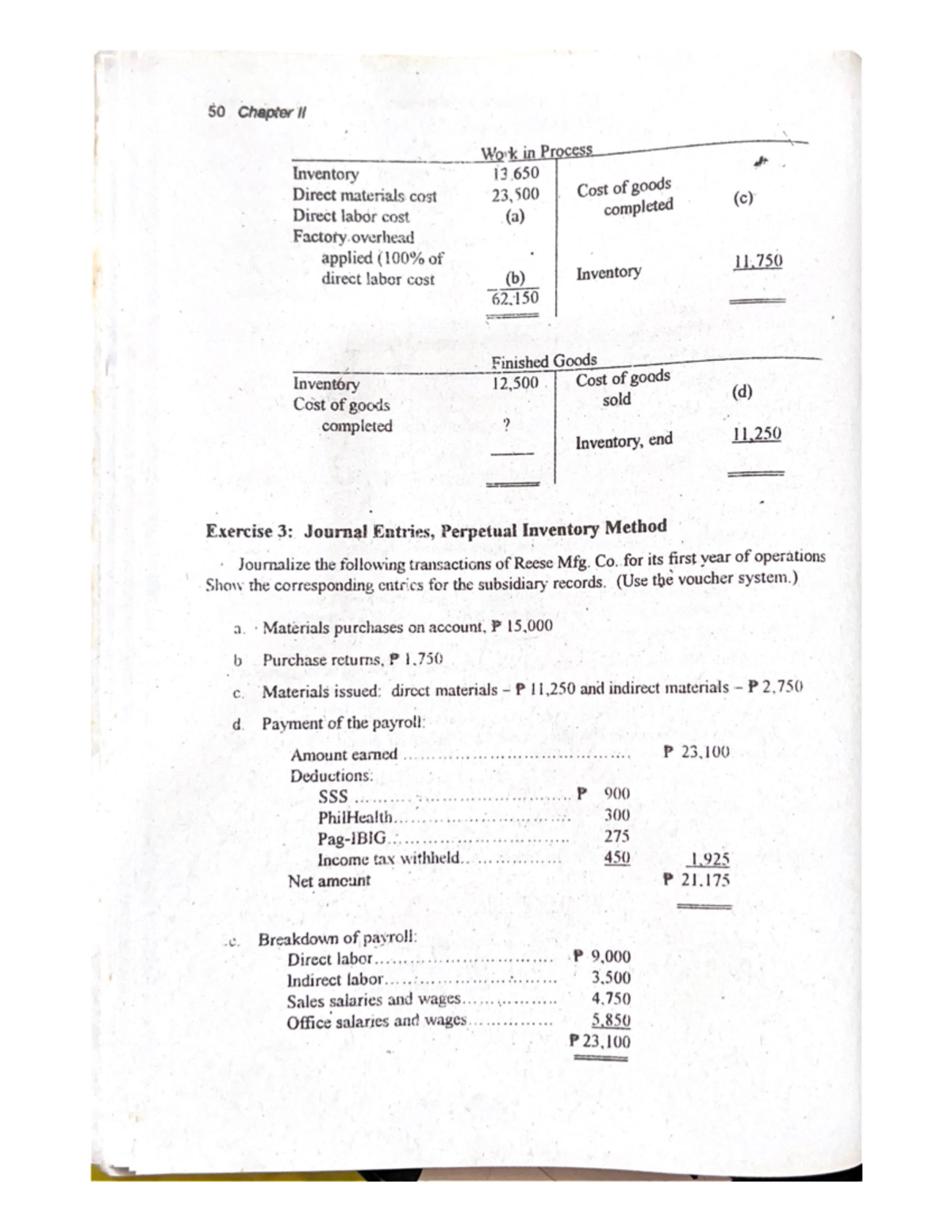 Directmaterialscost Managerial Accounting Studocu