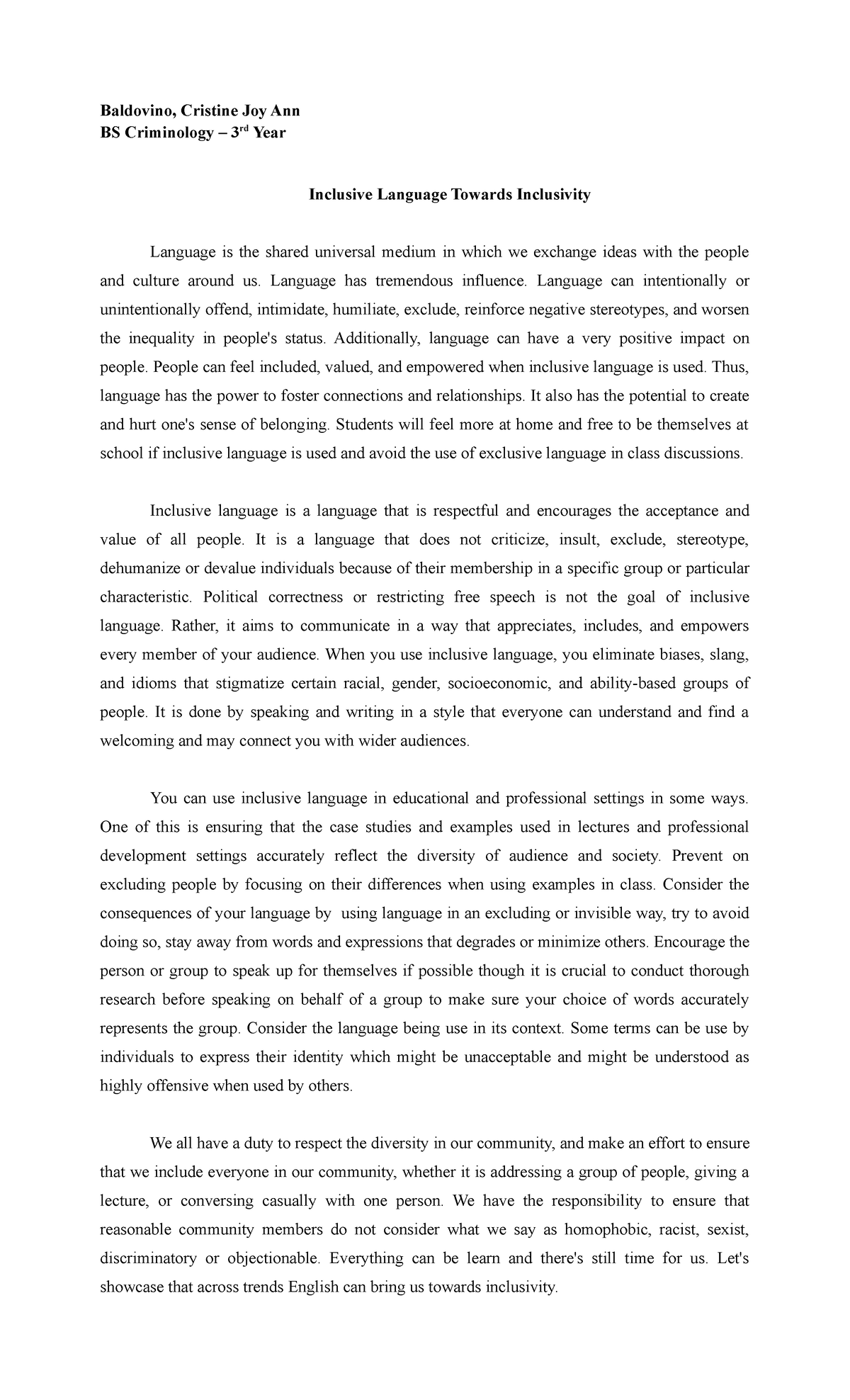 bs rao essay writing in english