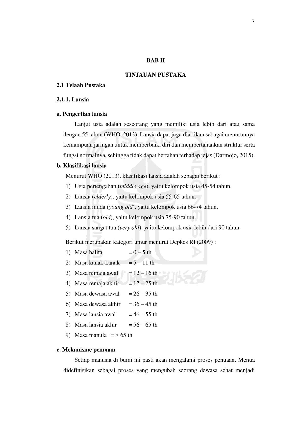 07.2 Bab 2 - Kedokteran Gigi - 7 BAB II TINJAUAN PUSTAKA 2 Telaah ...