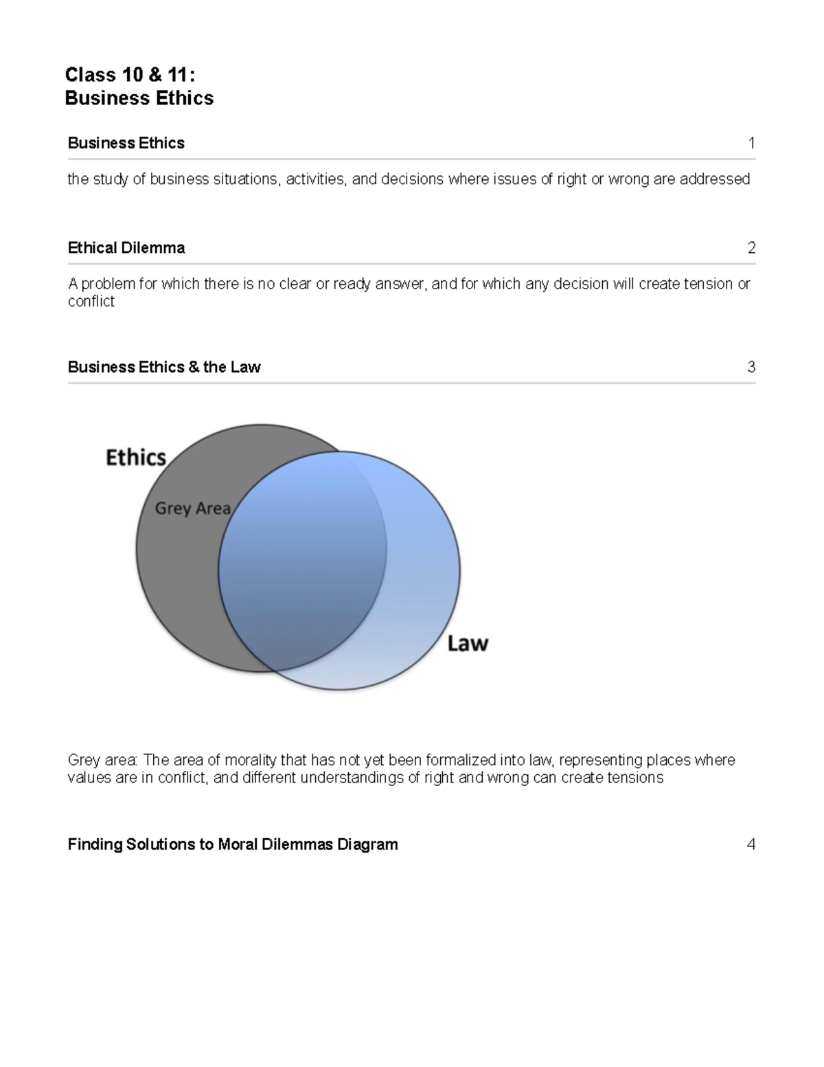 Business Ethics Flashcards - Class 10 & 11: Business Ethics Business ...