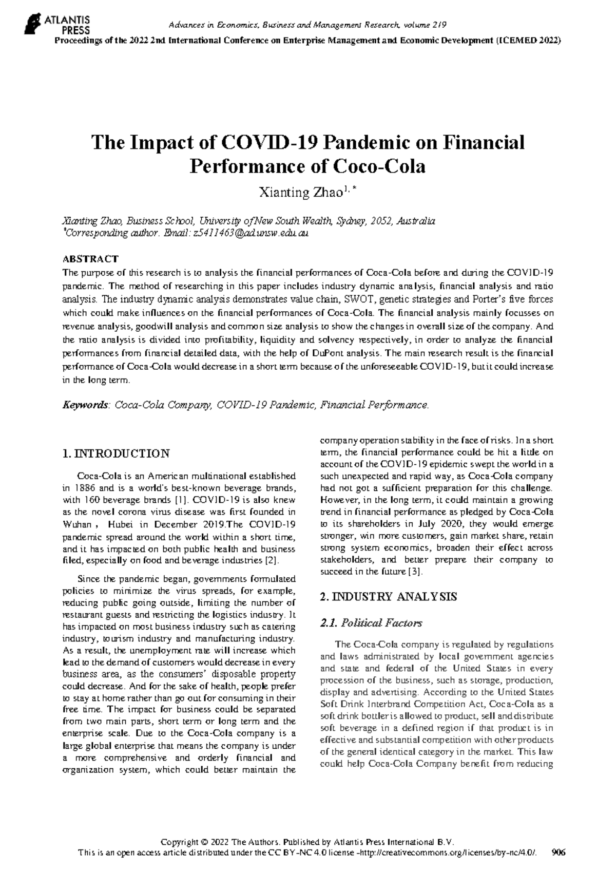 125975534 - jjjj - The Impact of COVID- 19 Pandemic on Financial ...