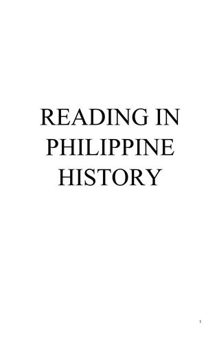 Ugrd Ge T Readings In Philippine History Readings In Philippine History Final Quiz