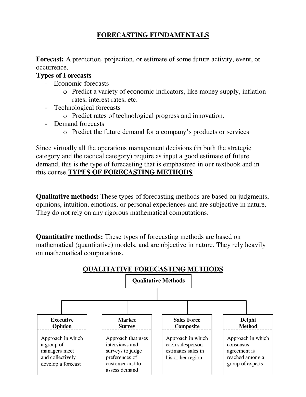 forecasting-lecture-notes-1-forecasting-fundamentals-forecast-a-prediction-projection-or