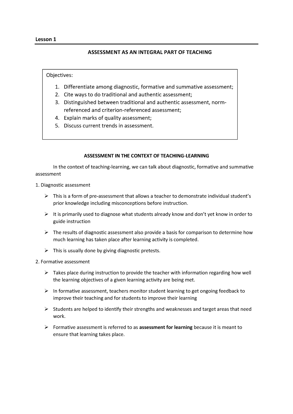 lesson-1-assessment-of-learning-2-1-lesson-1-assessment-as-an