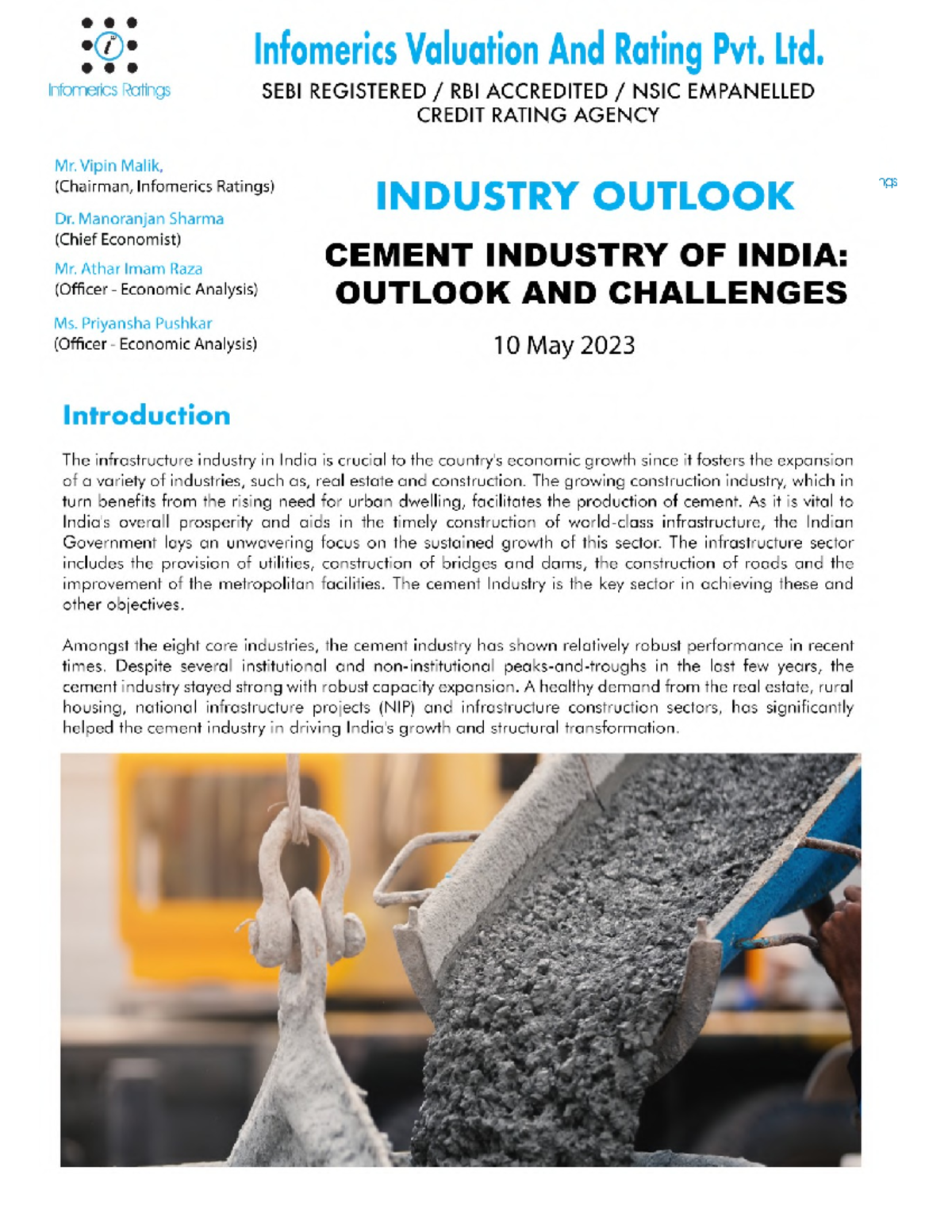 Cement Industry Report May2023 2 According to the estimate of the