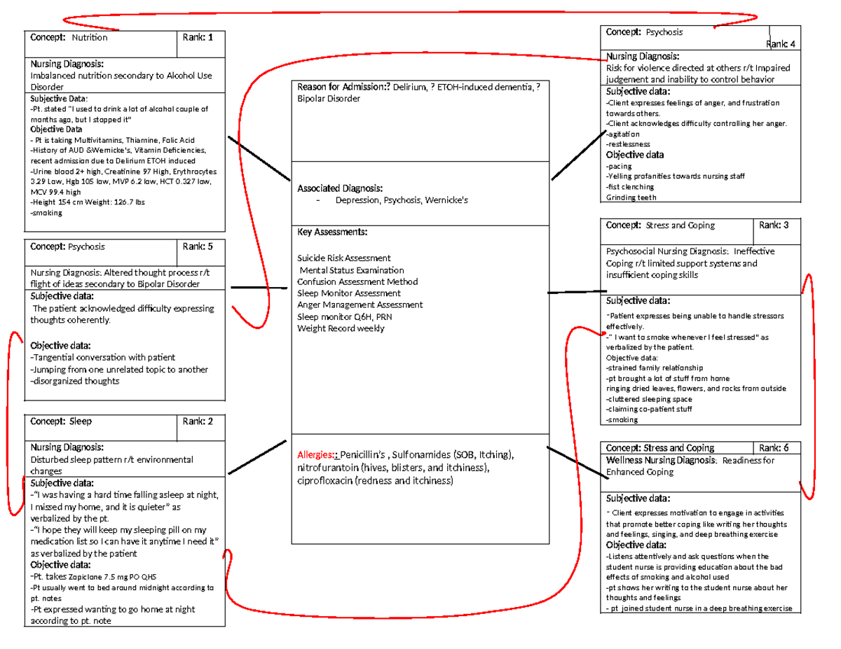 Concept Map Template Final edit - Concept: Nutrition Rank: 1 Nursing ...