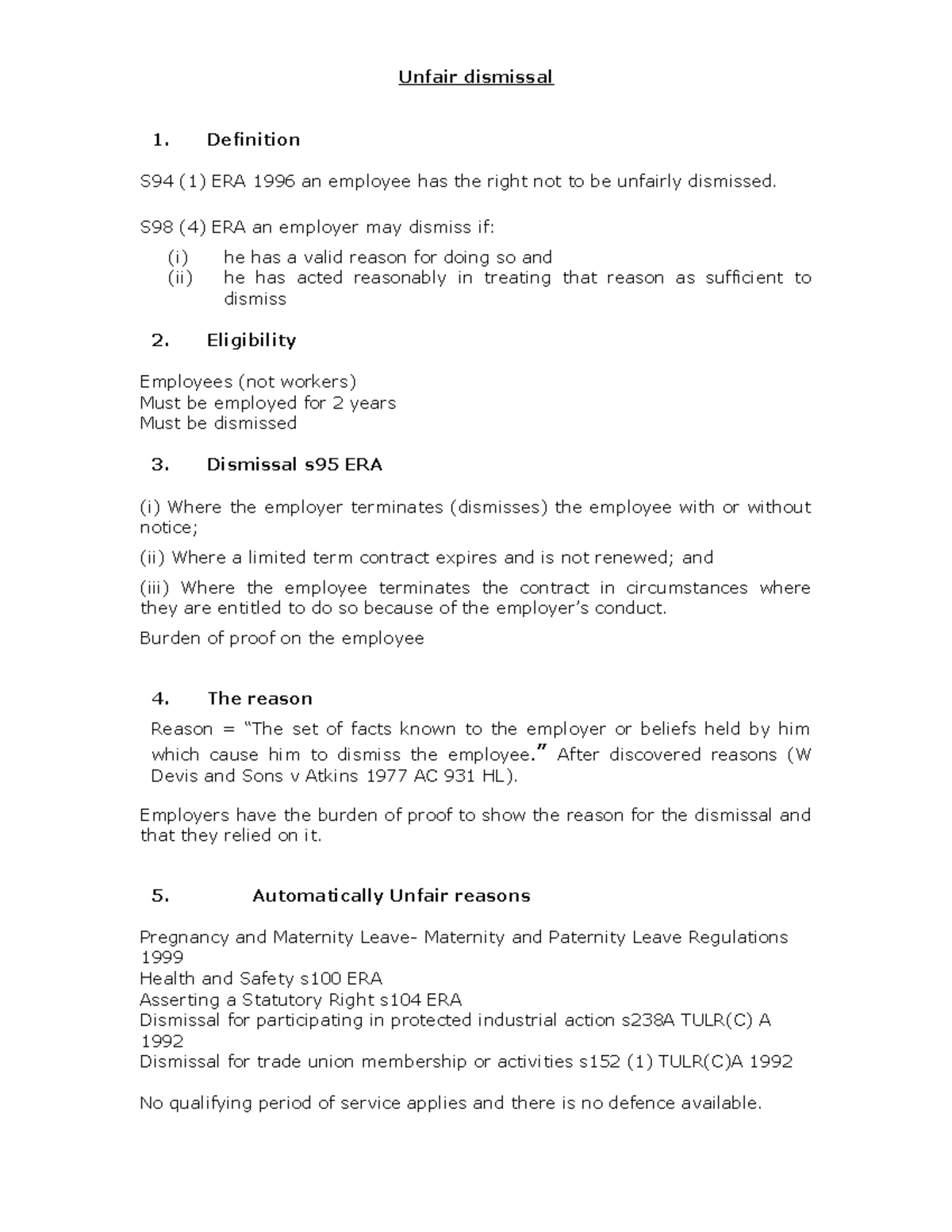 unfair-dismissal-handout-unfair-dismissal-1-definition-s94-1-era