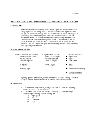 Biology Questions - Exam -1 Biology 1406 Learning Outcomes To Be ...