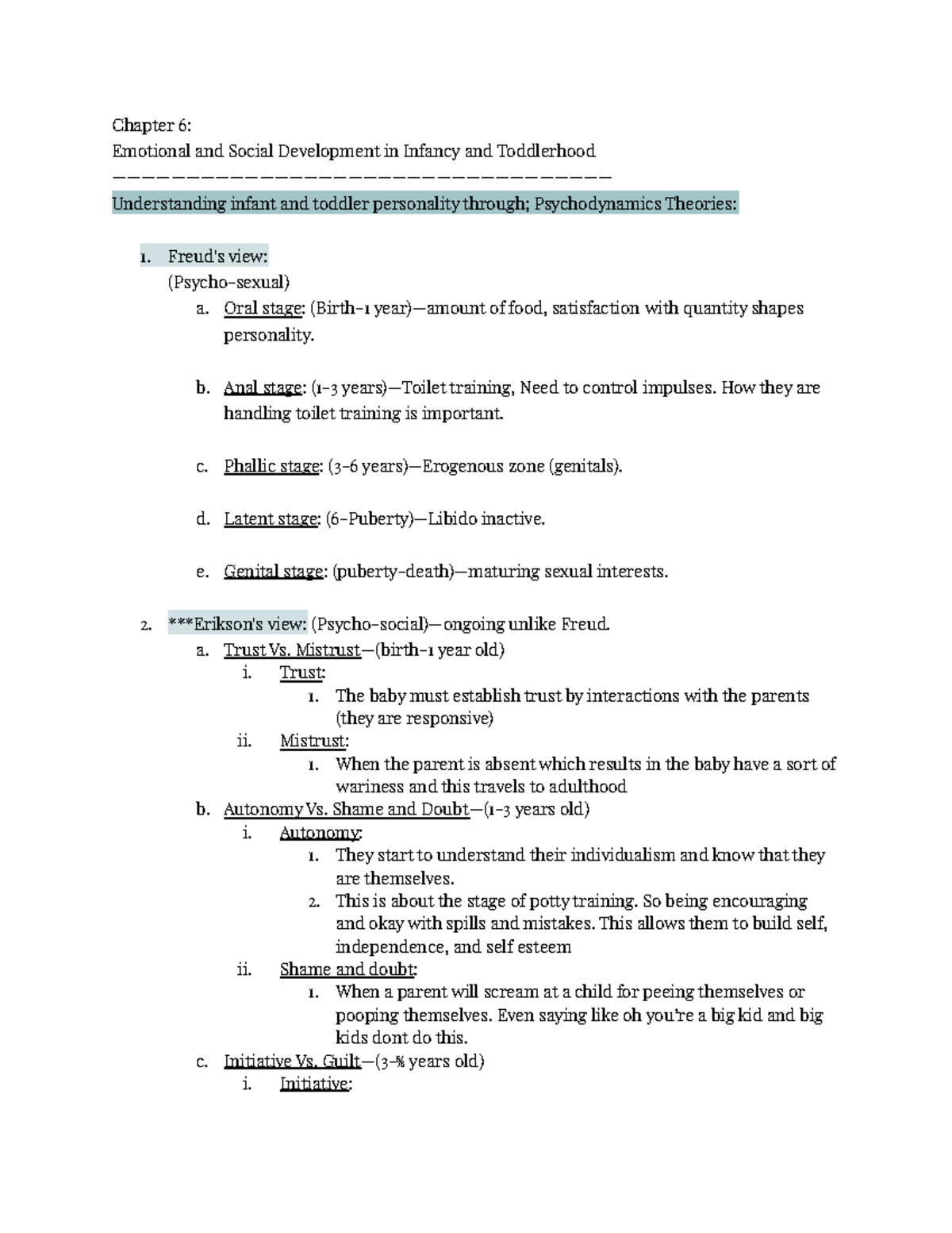 Chapter 6: Emotional and Social Development in Infants - PSYC 220 - BU ...