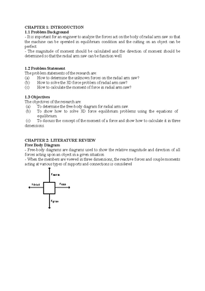 Mini Project Assignment Solid Mechanics - Mechanical Engineering - UTHM ...