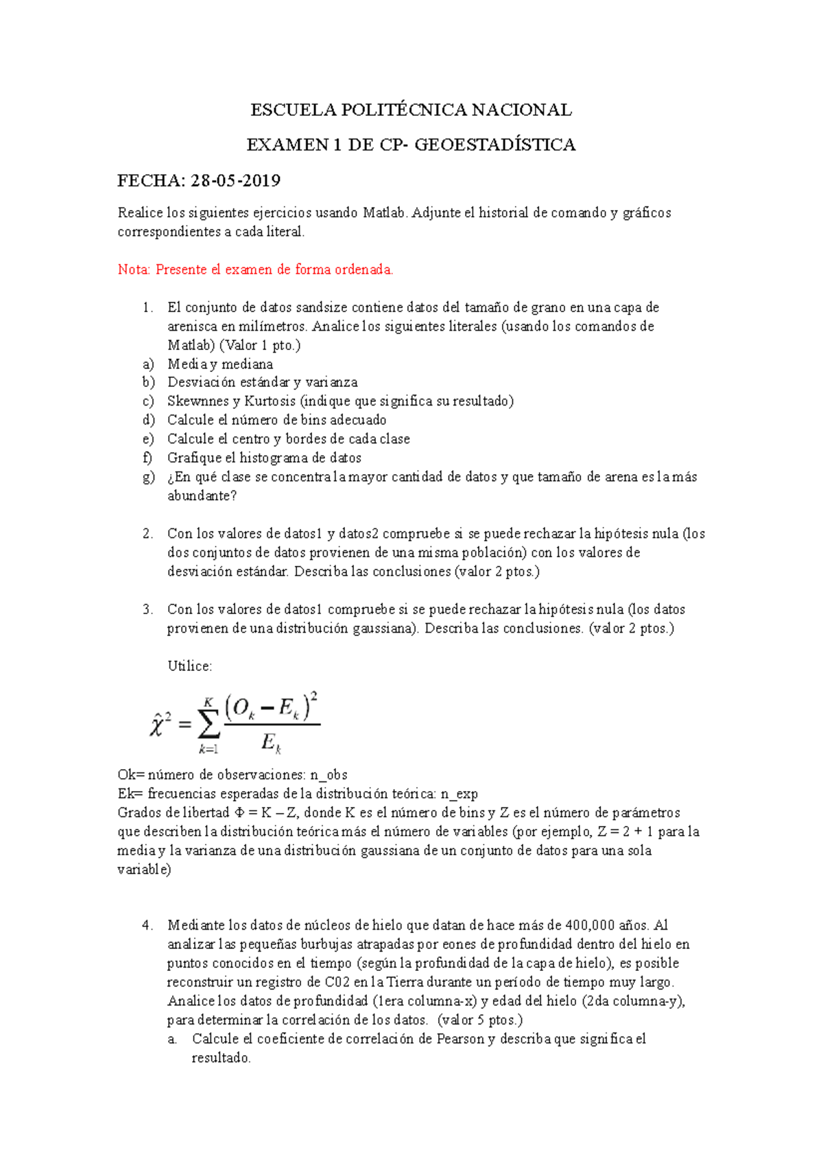 Exam EXAM 28 Mayo 2019, Preguntas Y Respuestas - ESCUELA POLITÉCNICA ...