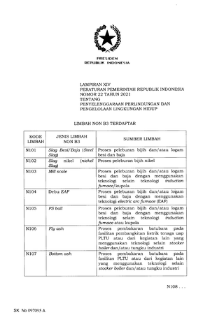 4. Lampiran III PP Nomor 22 Tahun 2021 - REPUBLIK INDONESIA ...