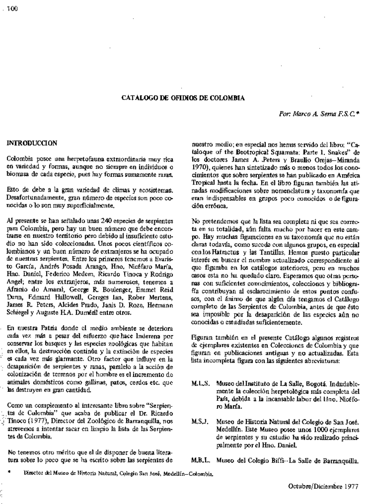 Französischer Autor Marquis De 4 Buchstaben Aguzmanh,+ACBI 06 22 1977 Catálogo+DE+ Oficios+DE+ Colombia