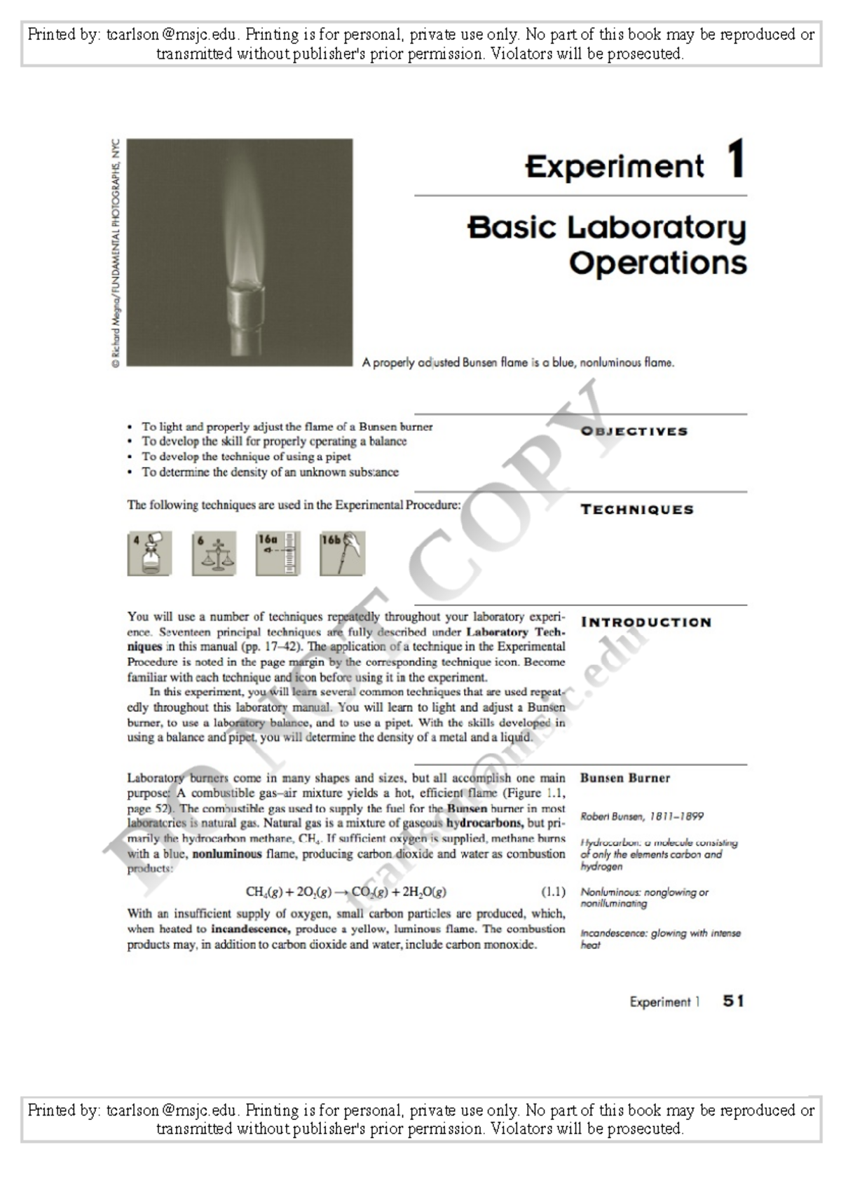 experiment 1 basic laboratory operations answers