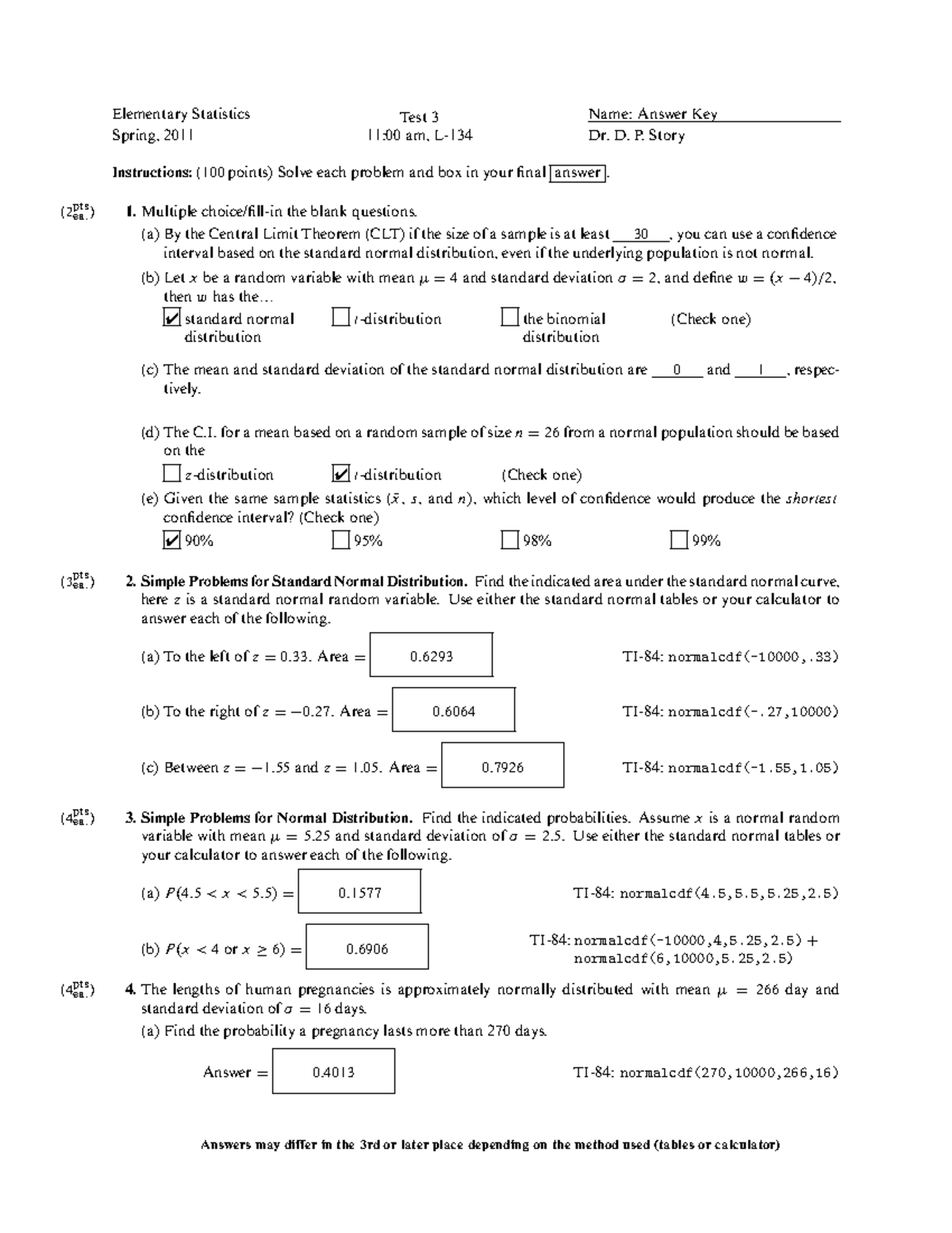 Test03 s - test 3 ( use to help. for future test ) - Elementary 