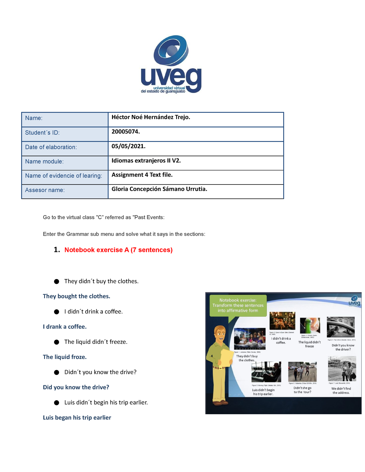 tarea de ingles assignment 4 text file uveg