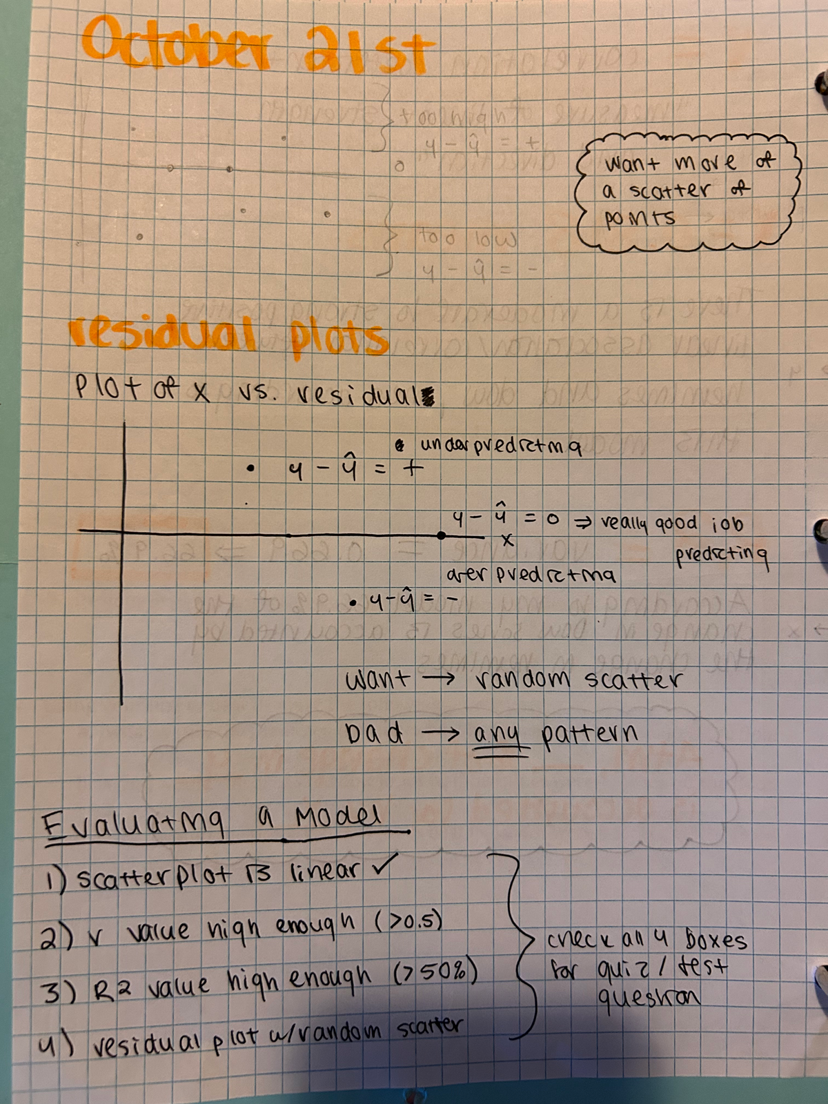 Residual Plots Notes - Studocu
