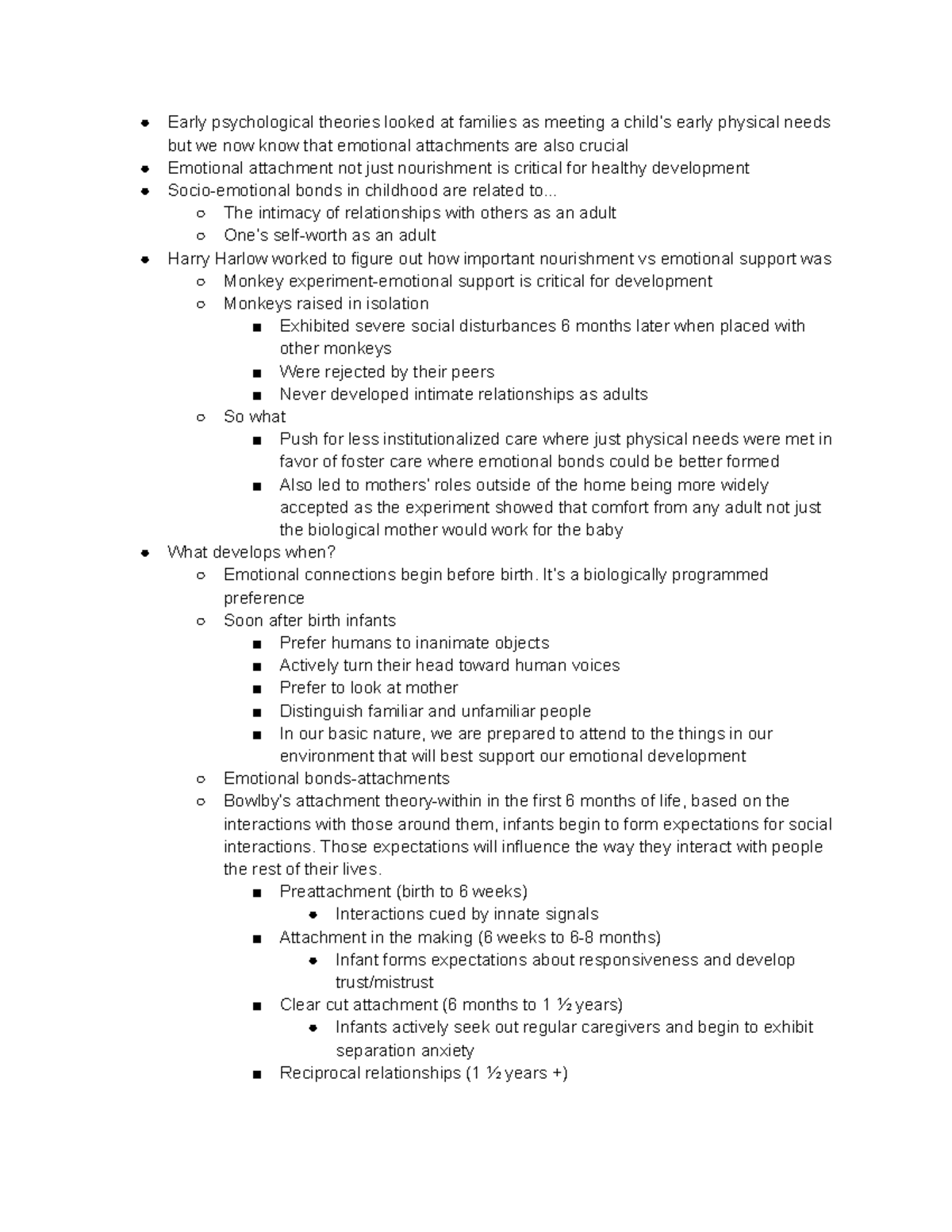 Module 7 Lecture Notes - Early psychological theories looked at ...