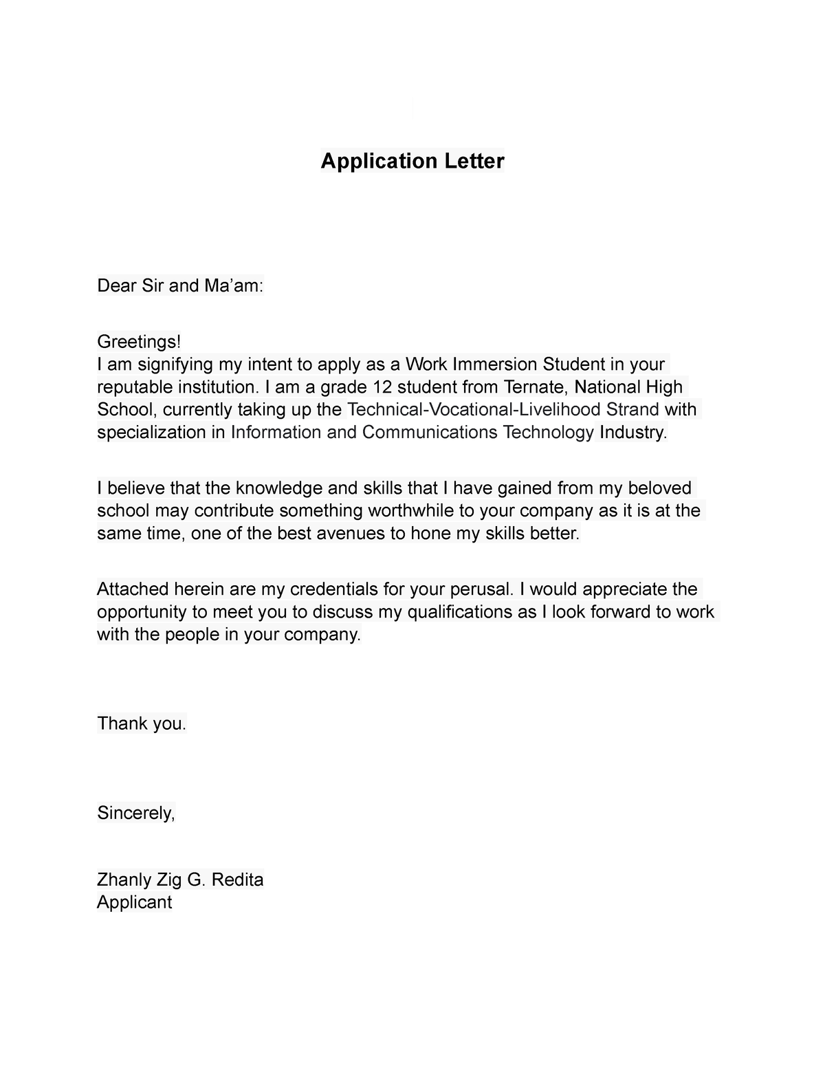 Application Letter Yhgtuyhgui45t Application Letter Dear Sir And Ma   Thumb 1200 1553 