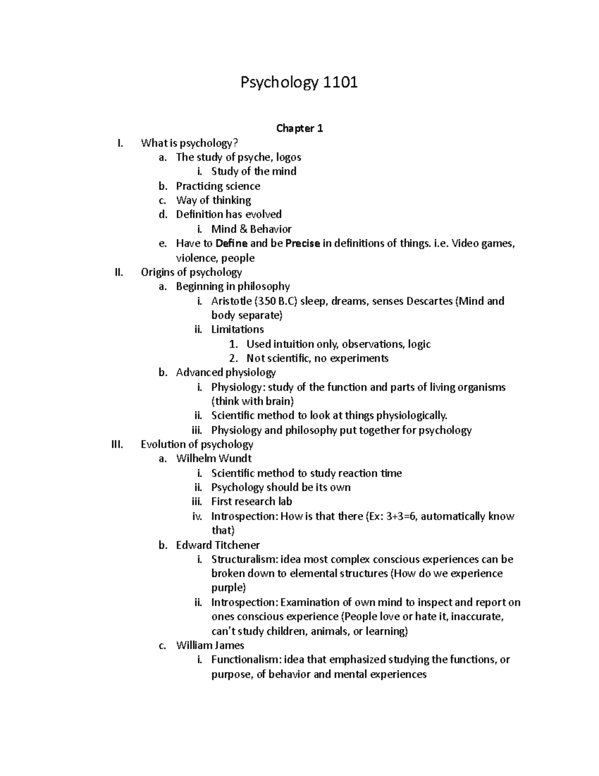 psychology-1101-lecture-notes-1-3-psychology-1101-chapter-1-i-what