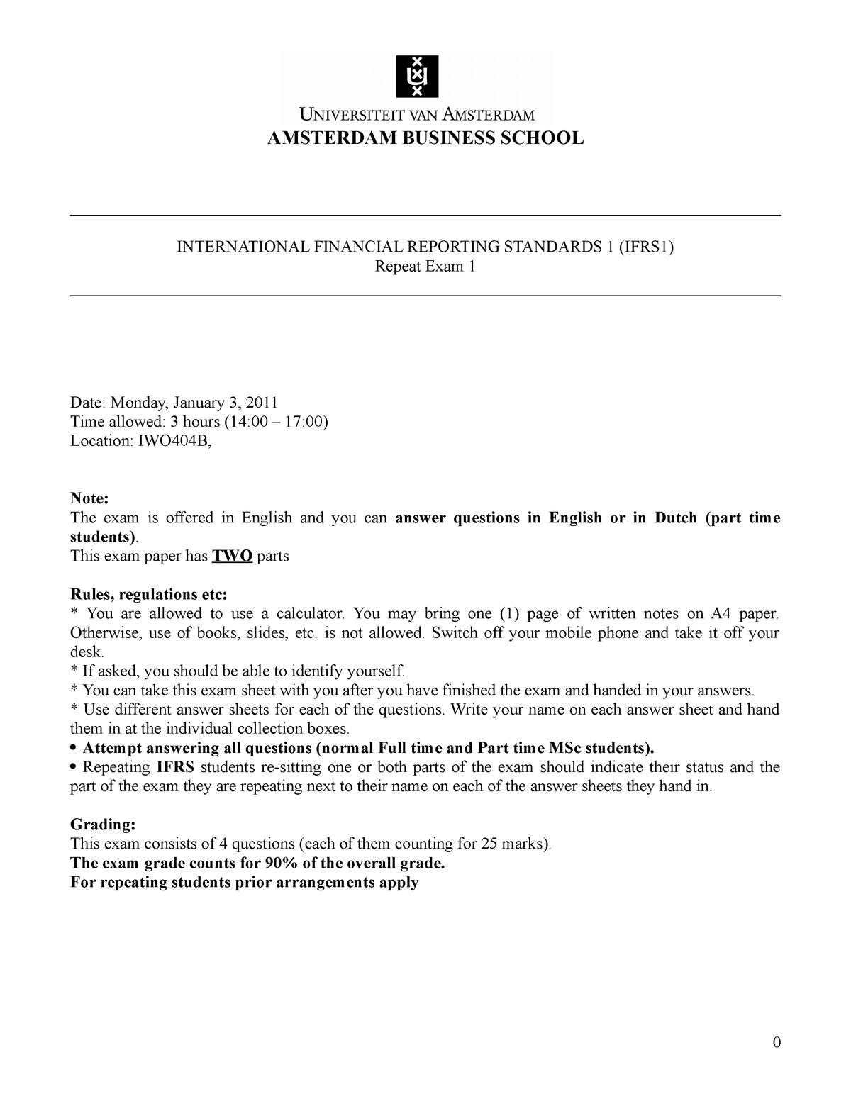 exam-11-january-2011-1-international-financial-reporting-standards