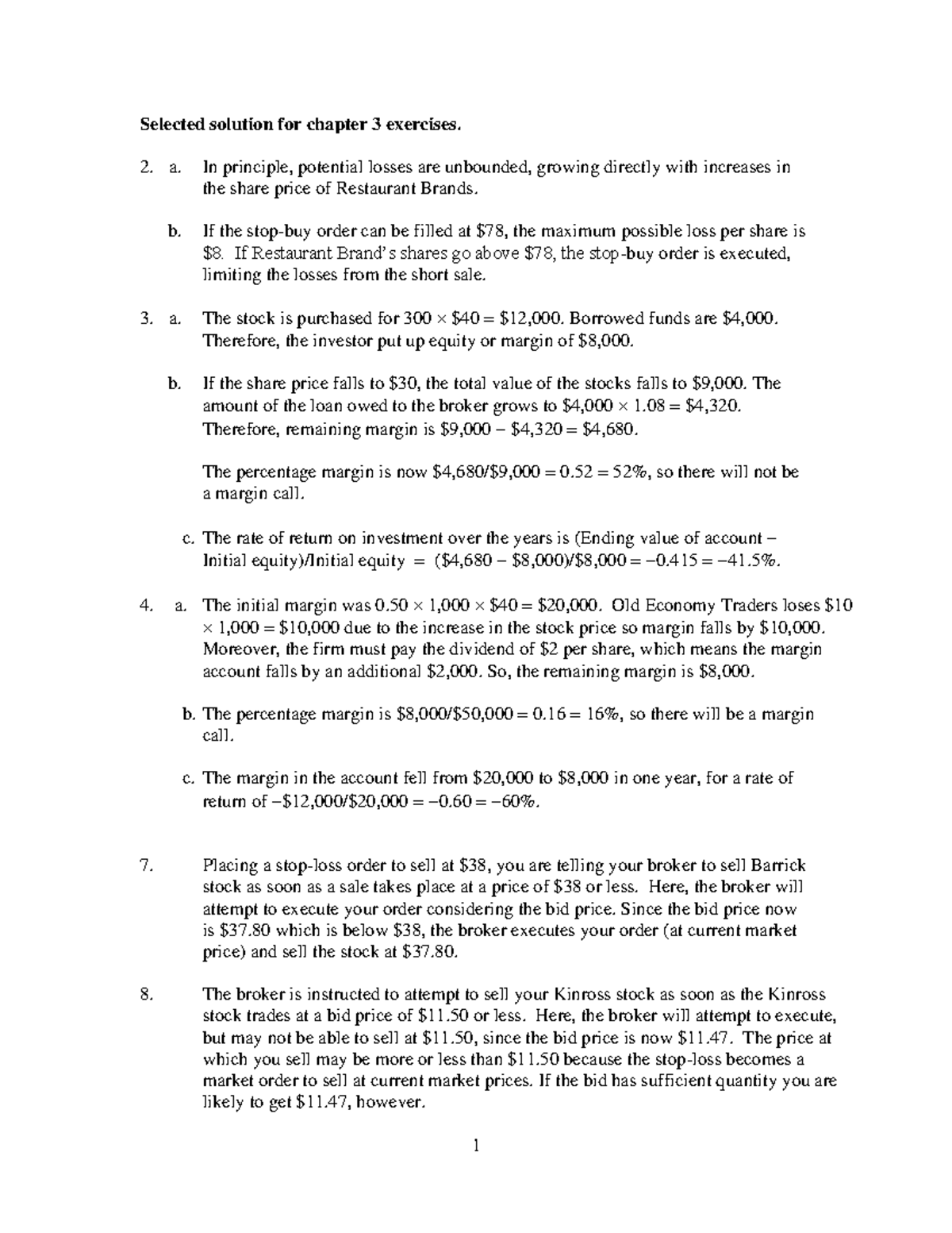 Solutions Chap 3 V10 - Solution Livre Séance 6 - Selected solution for ...