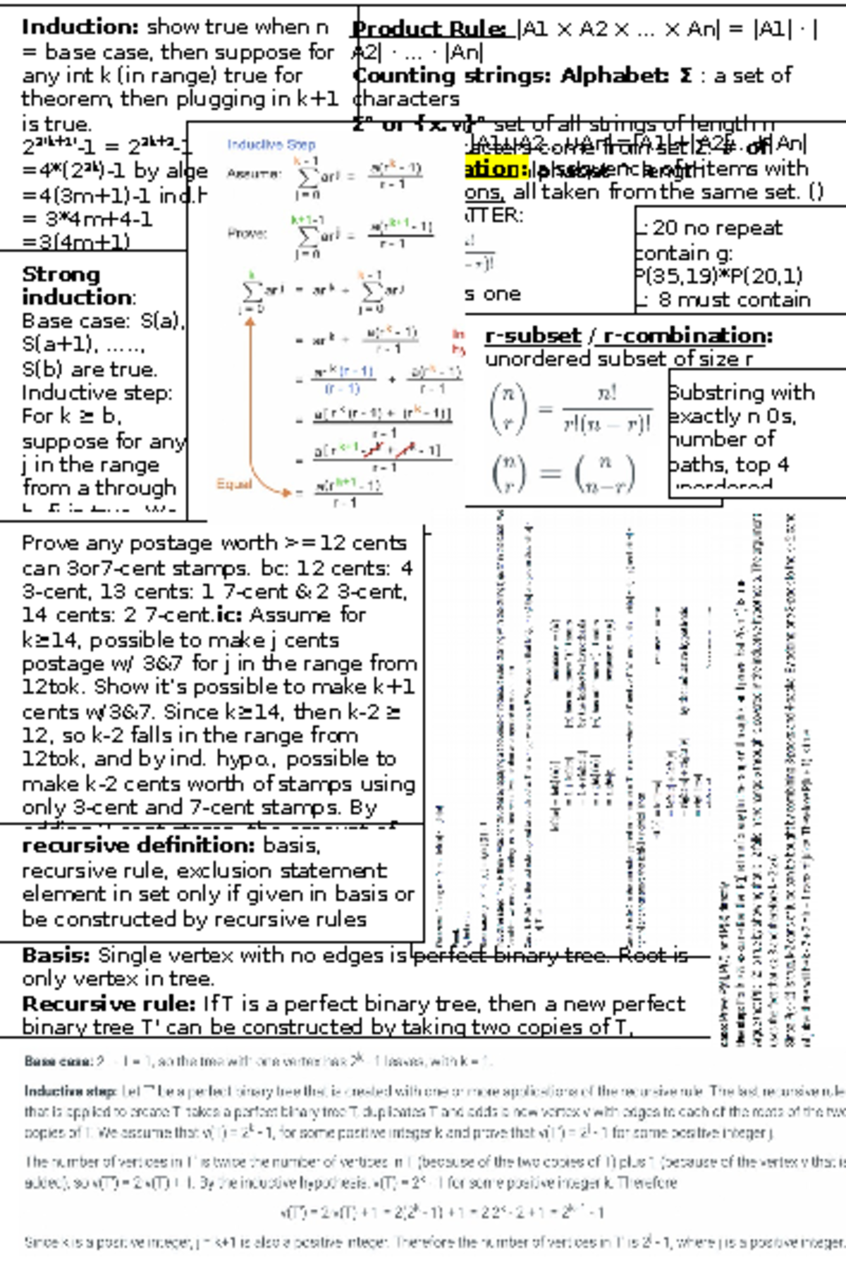 240 exam 2 notecard - A summary of the concepts of the first half of ...