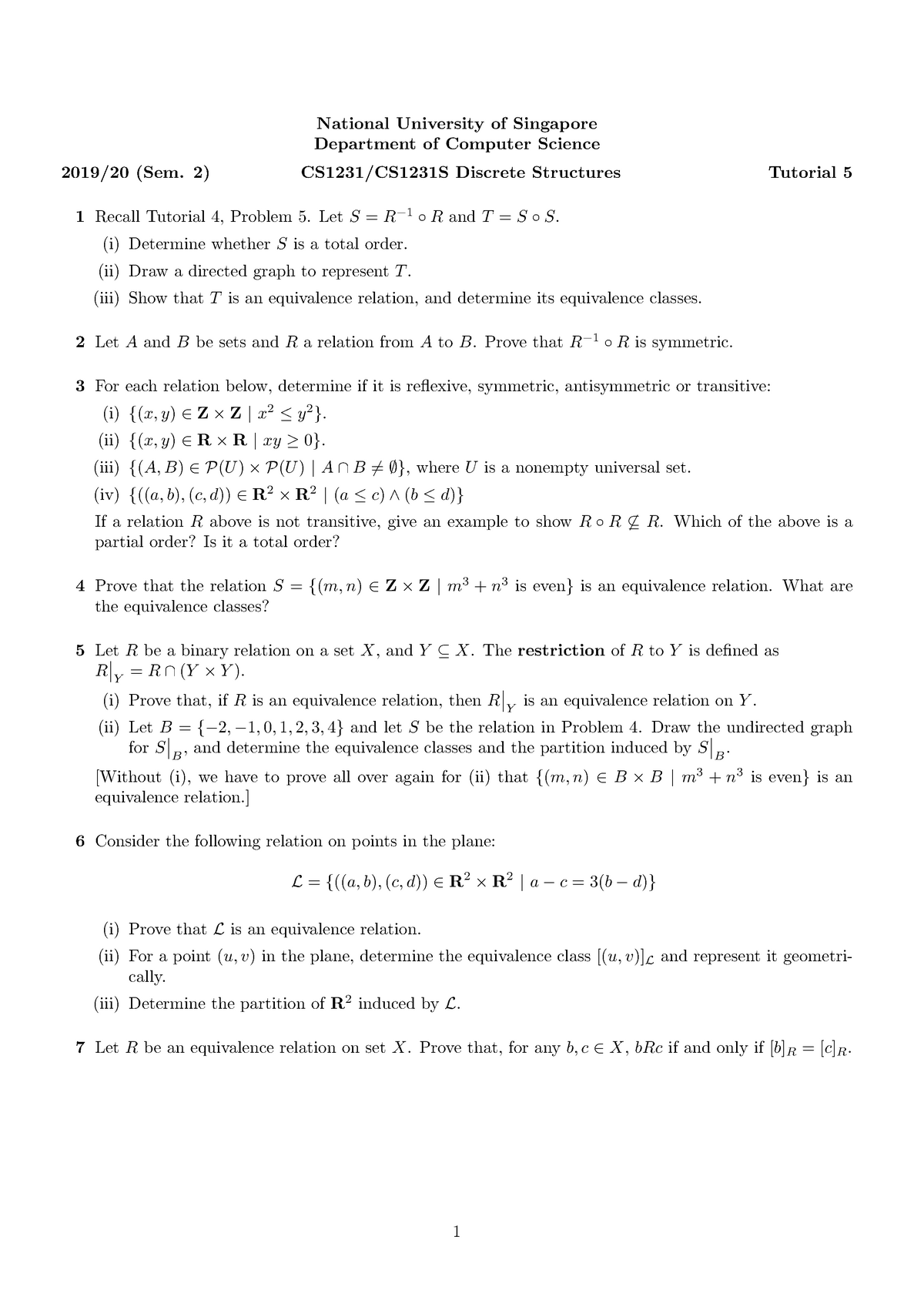 Tutorial 5 (AY19/20 Sem 2) - National University of Singapore ...