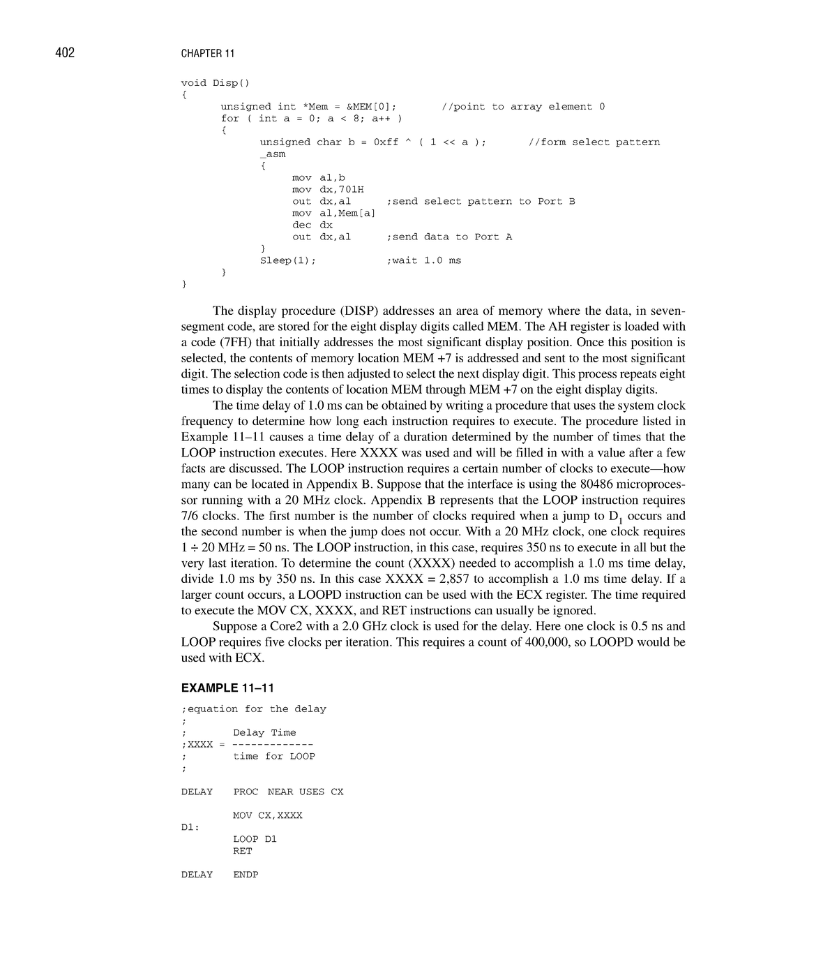 The Intel Microprocessors 8th Ed - Barry B. Brey-29 - 402 CHAPTER 11 ...