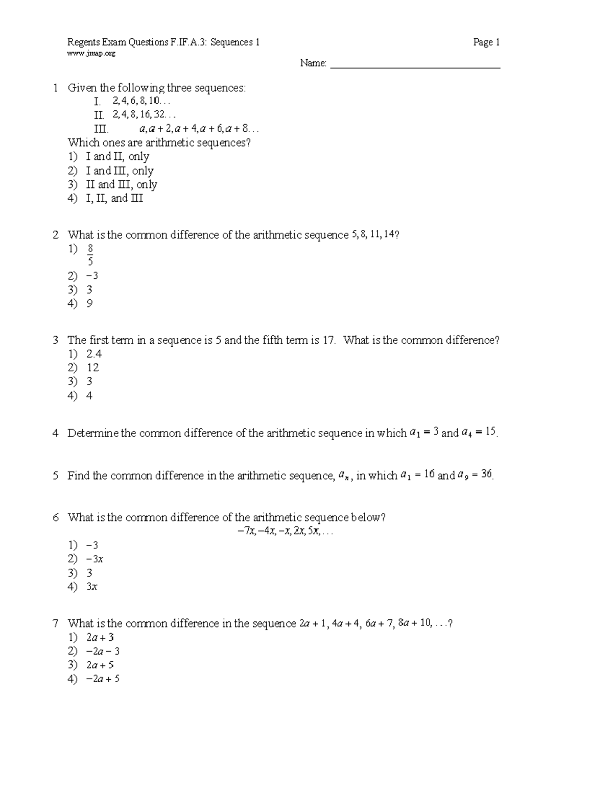 F.IF.A - bbbbbbbbb - jmap Name: __________________________________ 1 ...