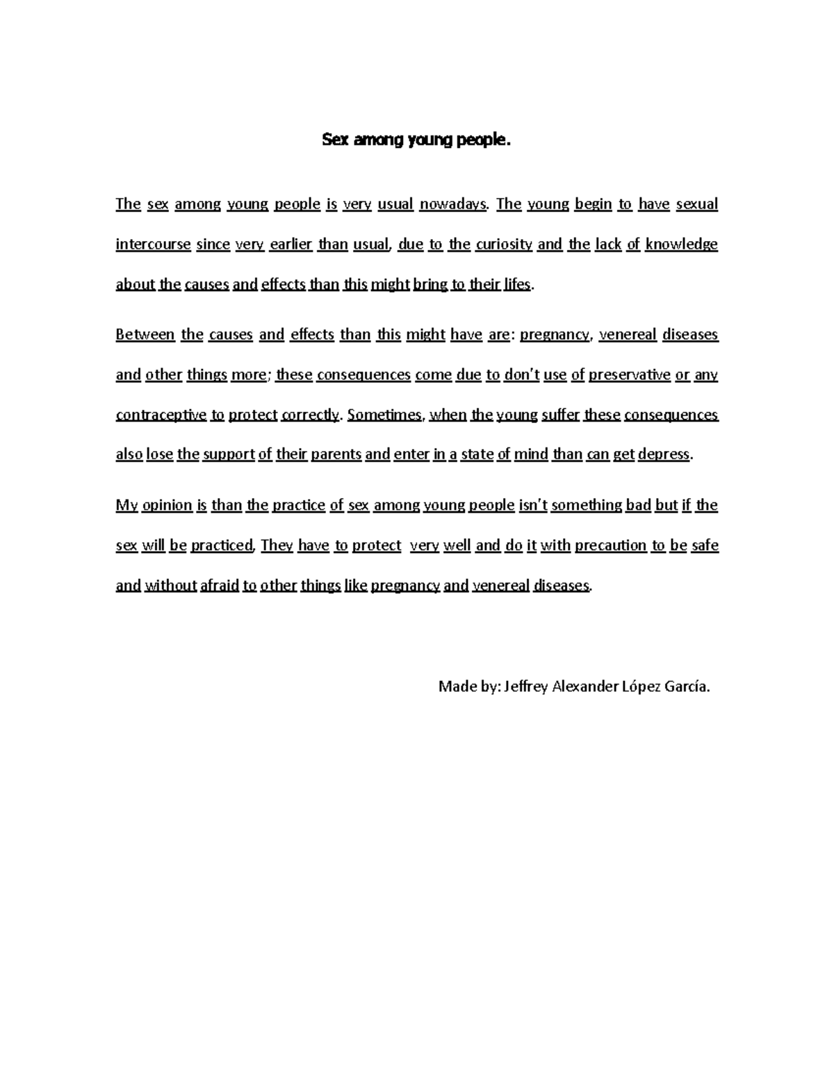 Causas Y Consecuencias Sex Among Young People The Sex Among Young People Is Very Usual 6553