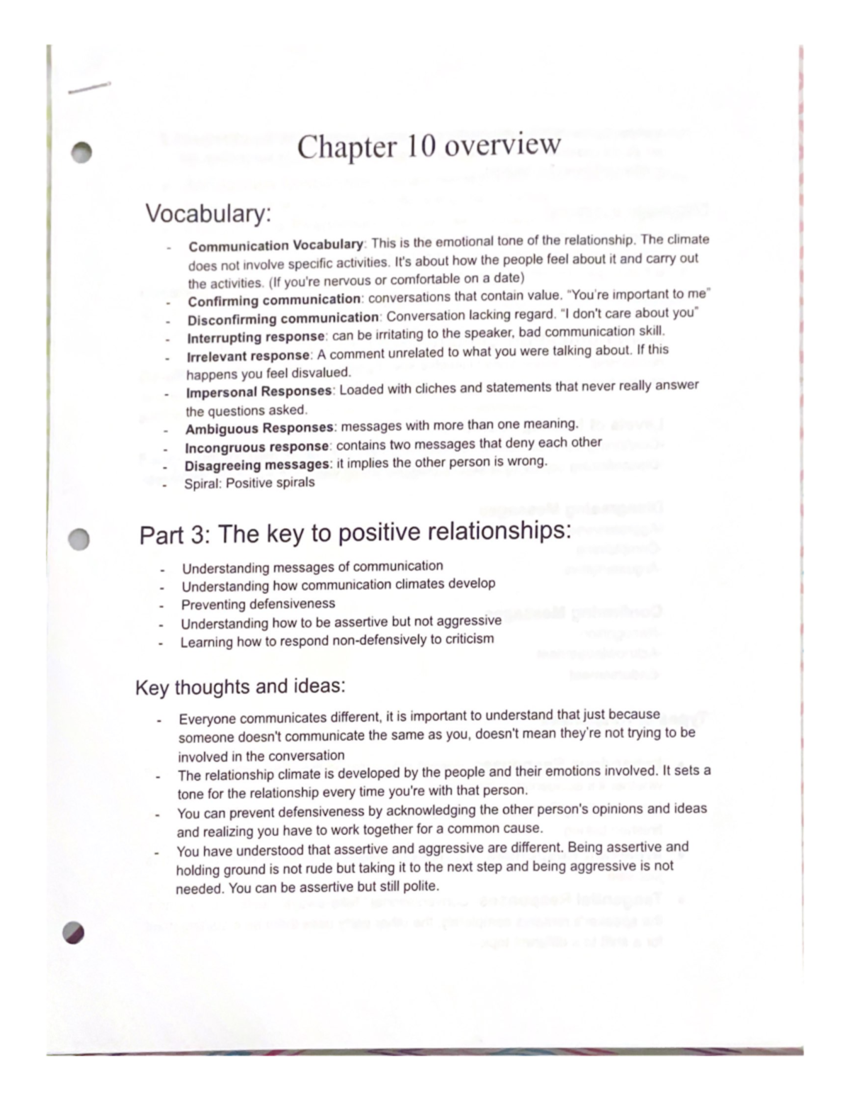 FILE 8503 - Chapter 10 Lecture Notes For The "Fundamentals Of Speech ...