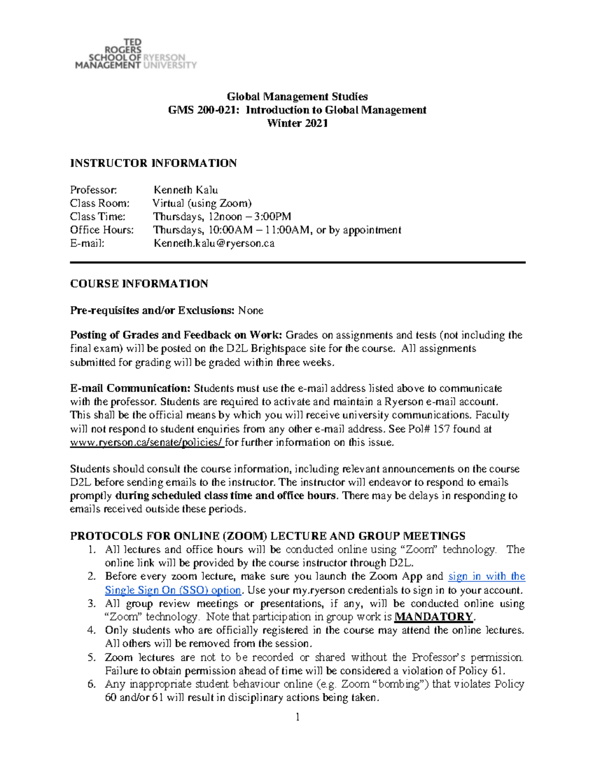 W2020 Course Outline - GMS200-021 - Global Management Studies GMS 200 ...