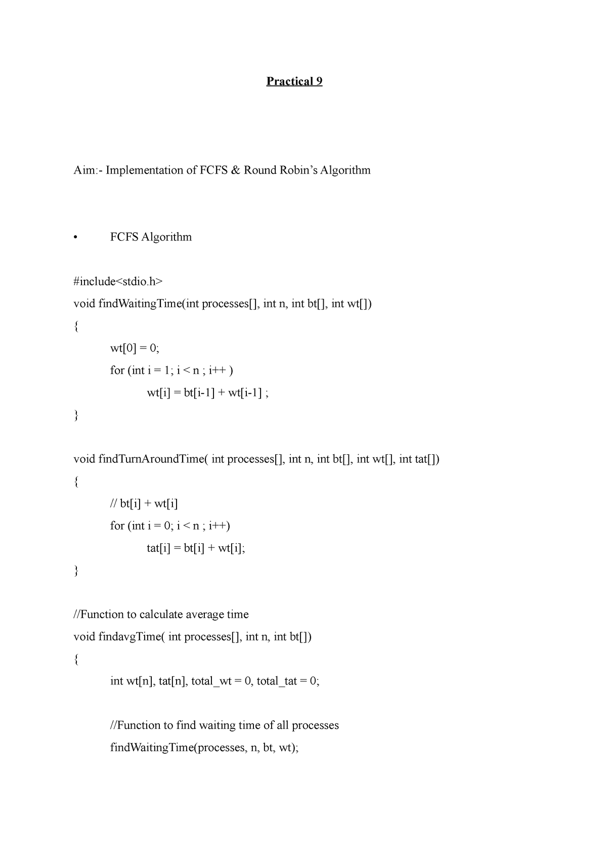 os-practical-9-b-tech-cse-studocu