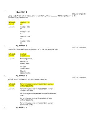 Chapter 12 and 13 Marketing Research Review - Chapter 12 Data Analysis ...