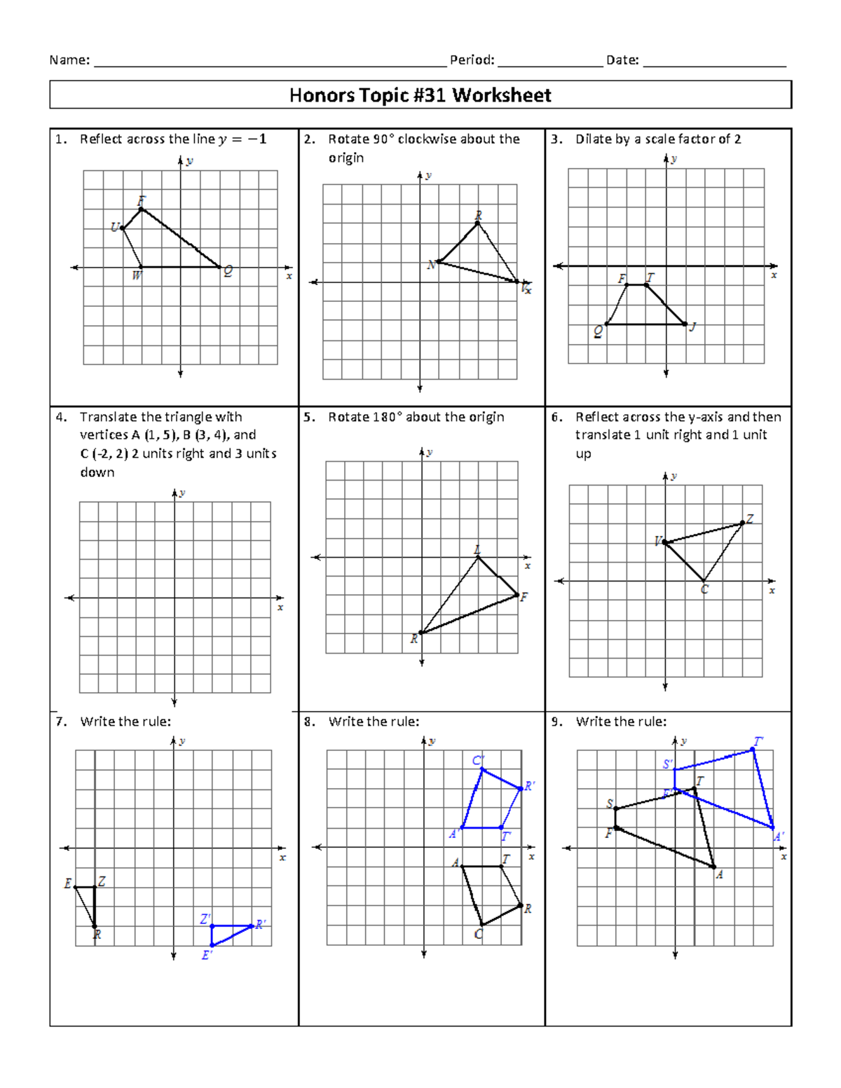 HN Topic 31 Worksheet - dwjkhdajsadskj - Name