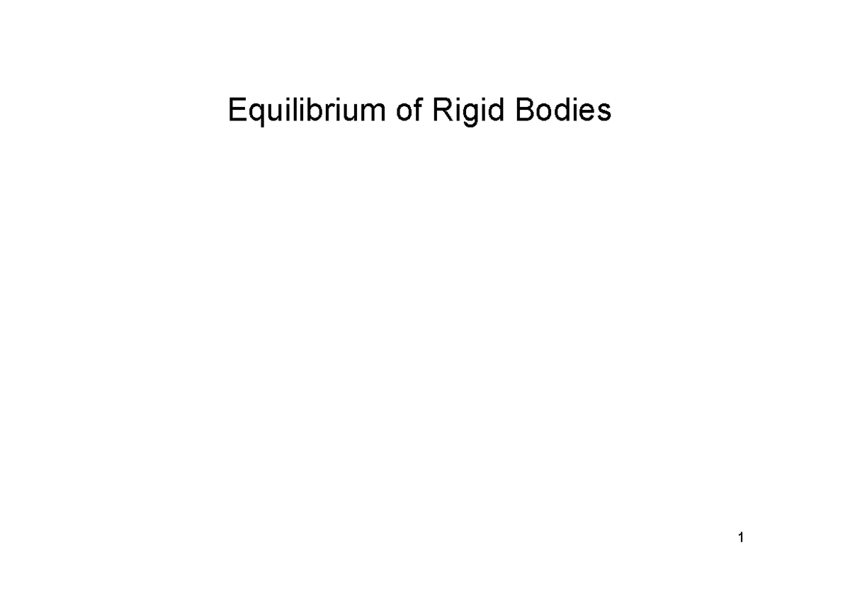 Ch04mod.ppt Compatibility Mode - Equilibrium Of Rigid Bodies Contents ...