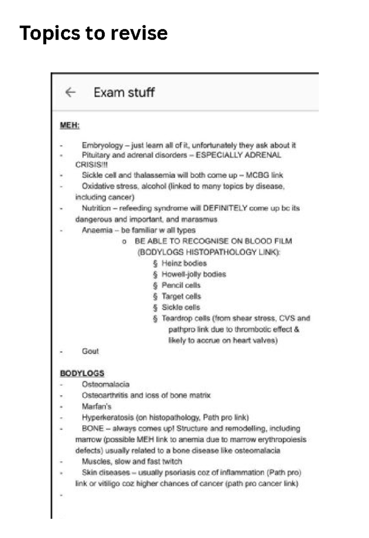 Topics To Revise Studocu topics-to-revise-studocu