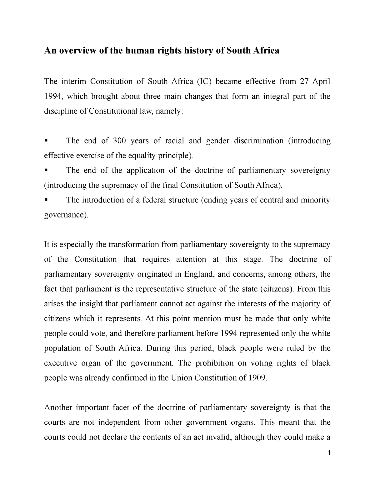 law dissertation topics human rights in south africa