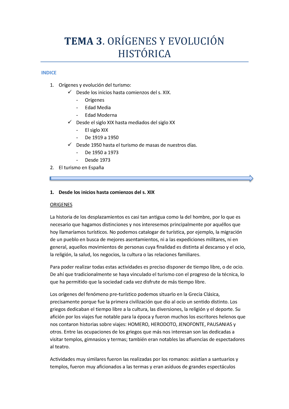 TEMA 3f - Apuntes - TEMA 3. ORÍGENES Y EVOLUCÍON HÍSTORÍCA INDICE ...