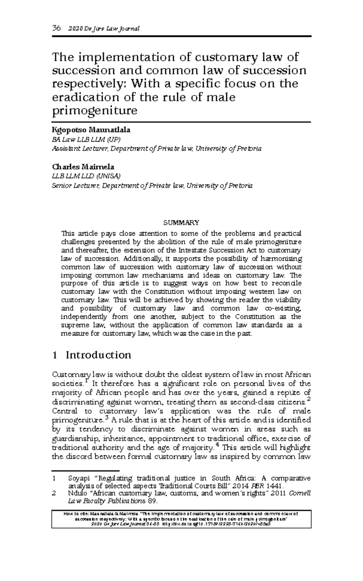 the-implementation-of-customary-law-of-succession-36-2020-de-jure-law